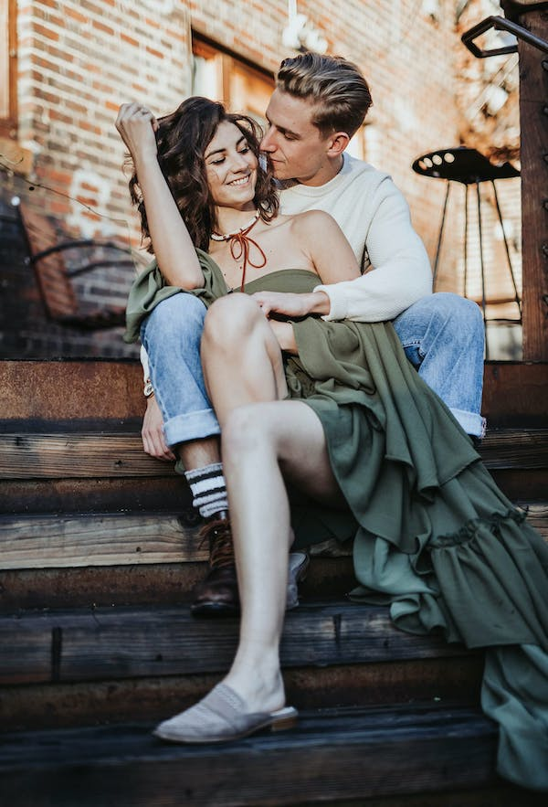 Young Fashion Couple Posing Advertising Stock Photo 585965384 | Shutterstock